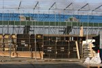 Entstehung der neuen Boxenmauer in Silverstone