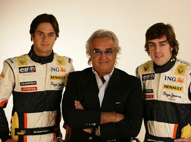 Titel-Bild zur News: Nelson Piquet Jr. Flavio Briatore Fernando Alonso