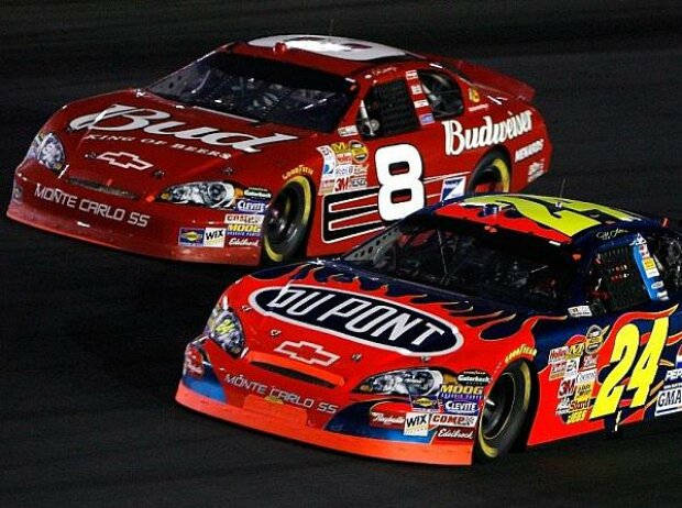 Jeff Gordon Dale Earnhardt Jr.