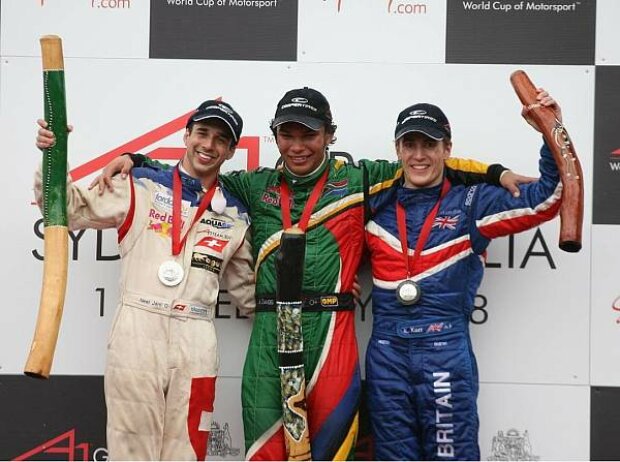 Podium in Eastern Creek 2008