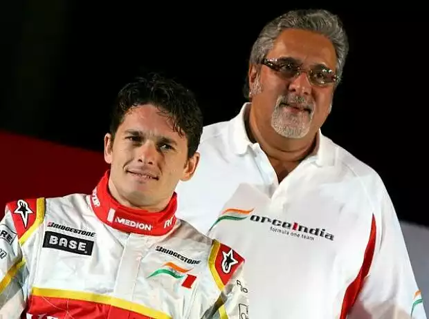 Titel-Bild zur News: Giancarlo Fisichella und Vijay Mallya