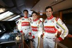 Adrian Sutil, Giancarlo Fisichella und Vitantonio Liuzzi (Force India)