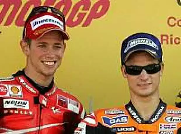 Casey Stoner und Dani Pedrosa Titel-Bild zur News: Casey Stoner und Dani Pedrosa