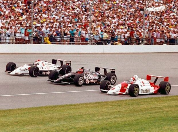 Rick Mears A.J. Foyt Mario Andretti 1991 Rick Mears A.J. Foyt Mario Andretti 1991