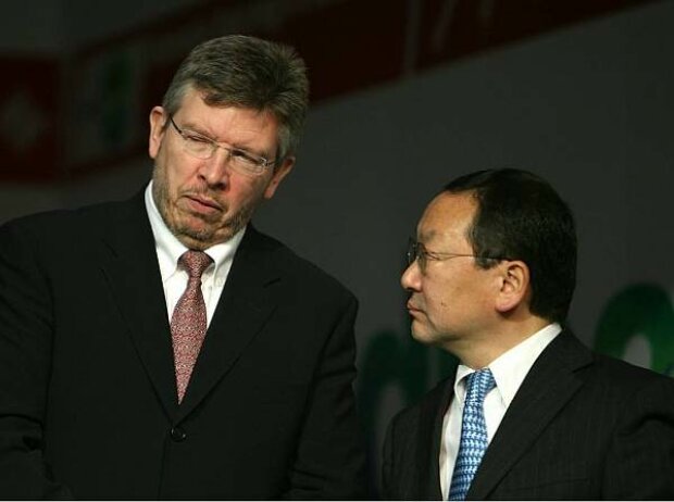 Ross Brawn und Yasuhiro Wada Ross Brawn und Yasuhiro Wada