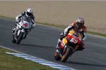 Nicky Hayden und Andrea Dovizioso (Honda) 
