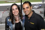  Juan Pablo Montoya mit Fontana-Chefin Gillian Zucker