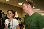 2006: Dale Earnhardt Jun. mit Kelly Clarkson