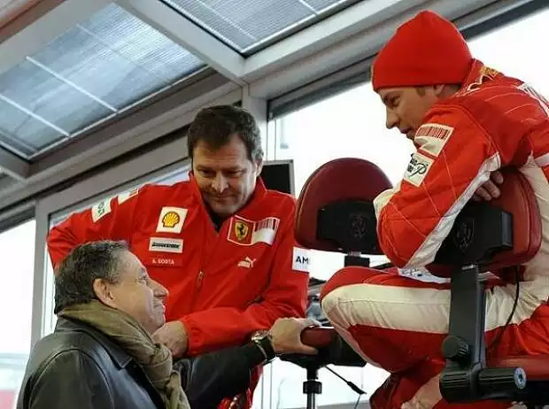 Jean Todt; Aldo Costa; Kimi Räikkönen Titel-Bild zur News: Jean Todt; Aldo Costa; Kimi Räikkönen