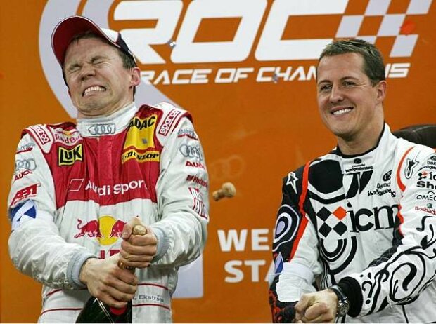 Mattias Ekström Michael Schumacher Mattias Ekström Michael Schumacher