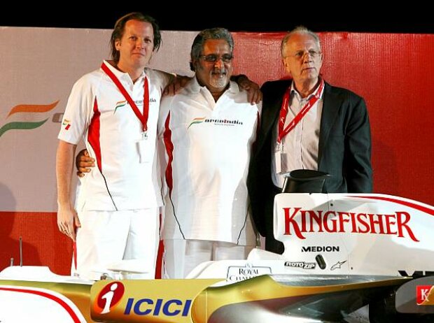 Michiel Mol, Vijay Mallya und Jan Mol