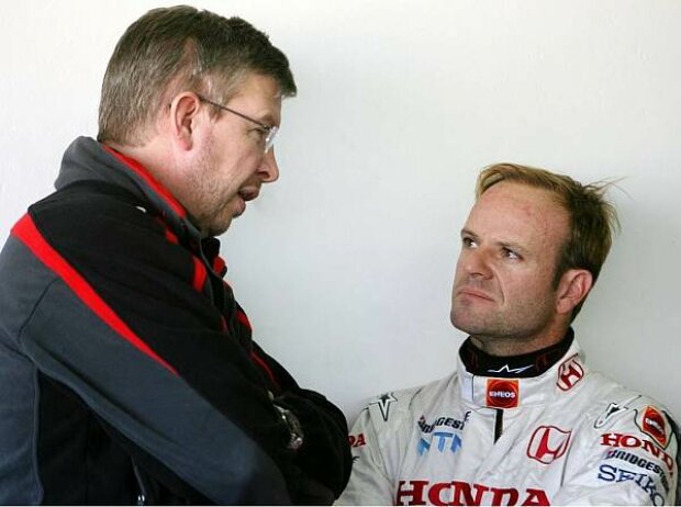 Ross Brawn und Rubens Barrichello