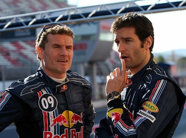 David Coulthard und Mark Webber 