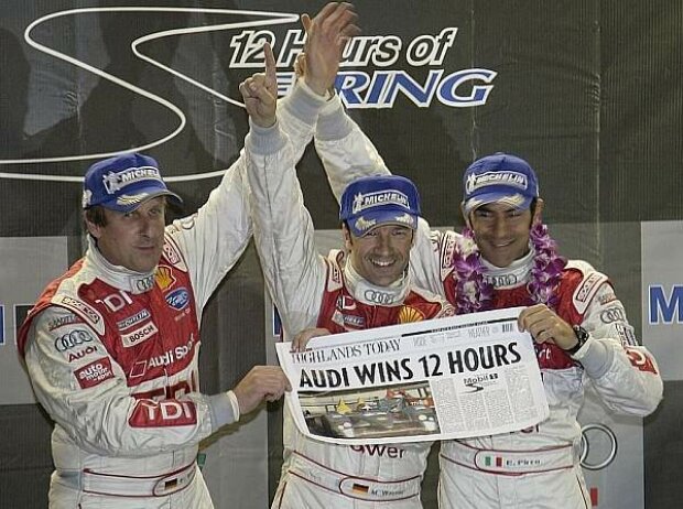 Frank Biela, Marco Werner, Emanuele Pirro Frank Biela, Marco Werner, Emanuele Pirro