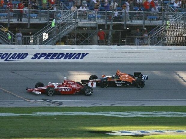 Scott Dixon vor Dario Franchitti Scott Dixon vor Dario Franchitti