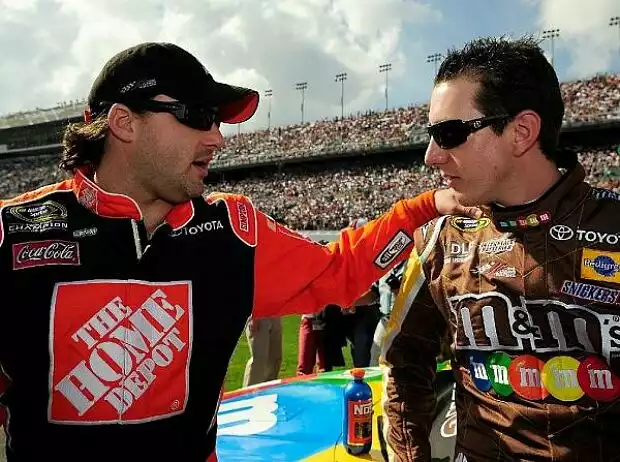 Tony Stewart Kyle Busch Titel-Bild zur News: Tony Stewart Kyle Busch