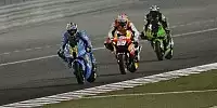 Loris Capirossi vor Nicky Hayden und John Hopkins