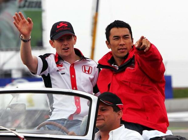 Anthony Davidson und Takuma Sato Anthony Davidson und Takuma Sato