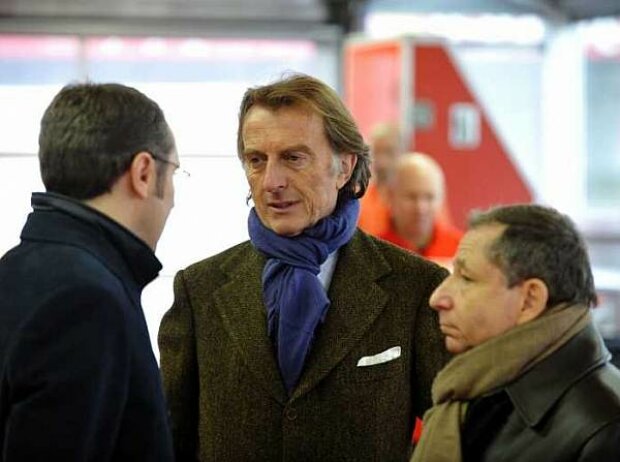 Stefano Domenicali, Luca di Montezemolo und Jean Todt