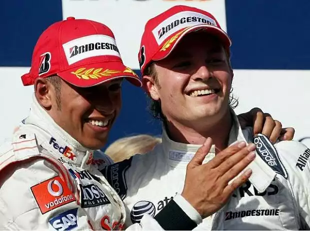 Lewis Hamilton und Nico Rosberg Titel-Bild zur News: Lewis Hamilton und Nico Rosberg