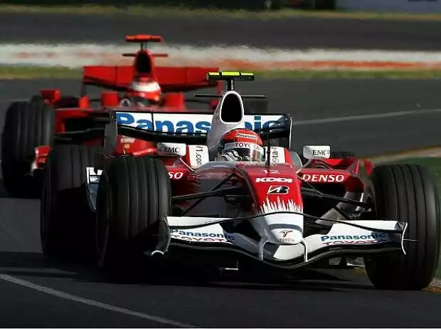 Timo Glock vor Kimi Räikkönen Titel-Bild zur News: Timo Glock vor Kimi Räikkönen