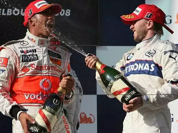 Lewis Hamilton und Nick Heidfeld Titel-Bild zur News: Lewis Hamilton und Nick Heidfeld