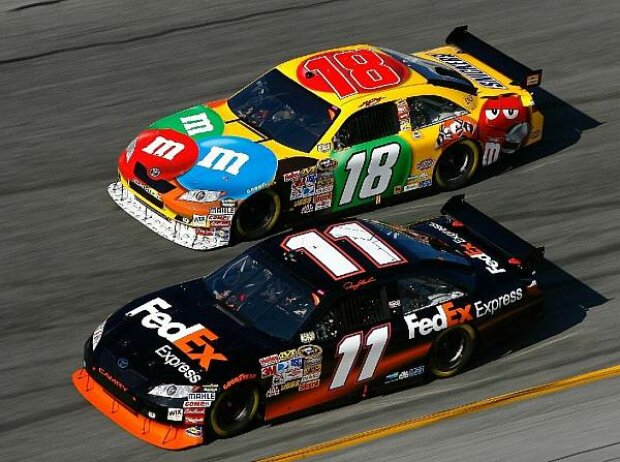 Denny Hamlin Kyle Busch