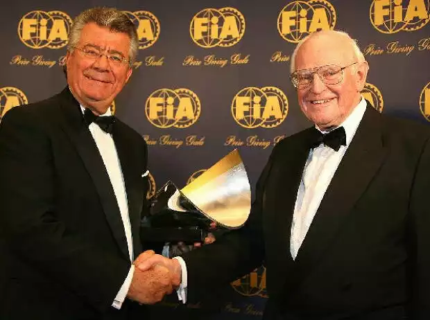 Philippe Gurdjian mit Prof. Dr. Sid Watkins Titel-Bild zur News: Philippe Gurdjian mit Prof. Dr. Sid Watkins