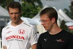 Alexander Wurz (Honda F1 Team) und Sébastien Bourdais (Toro Rosso) 