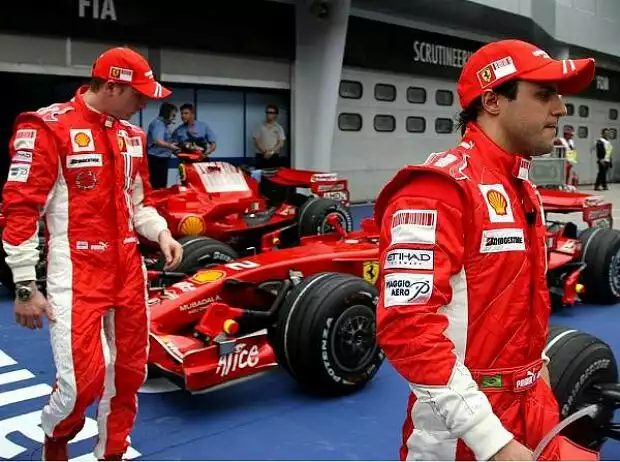 Kimi Räikkönen und Felipe Massa Titel-Bild zur News: Kimi Räikkönen und Felipe Massa