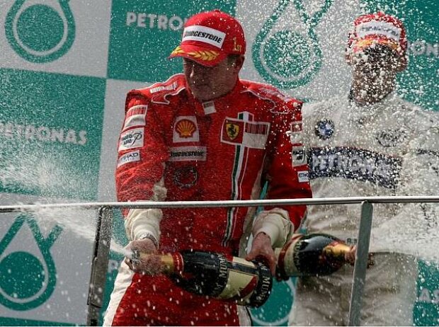 Titel-Bild zur News: Kimi Räikkönen und Robert Kubica