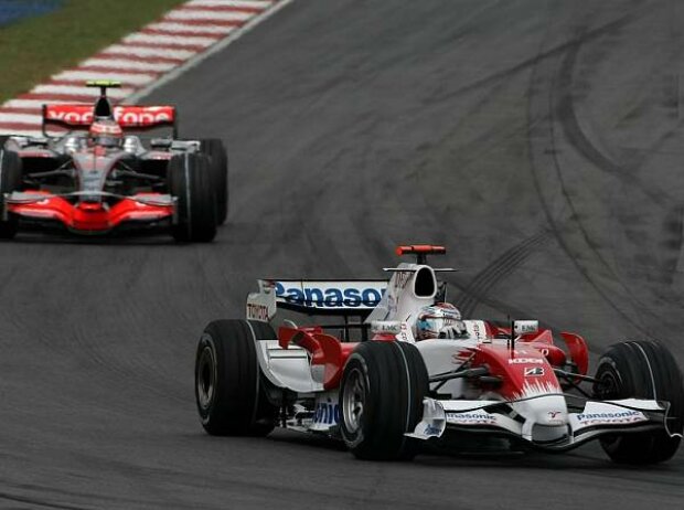 Titel-Bild zur News: Lewis Hamilton Jarno Trulli