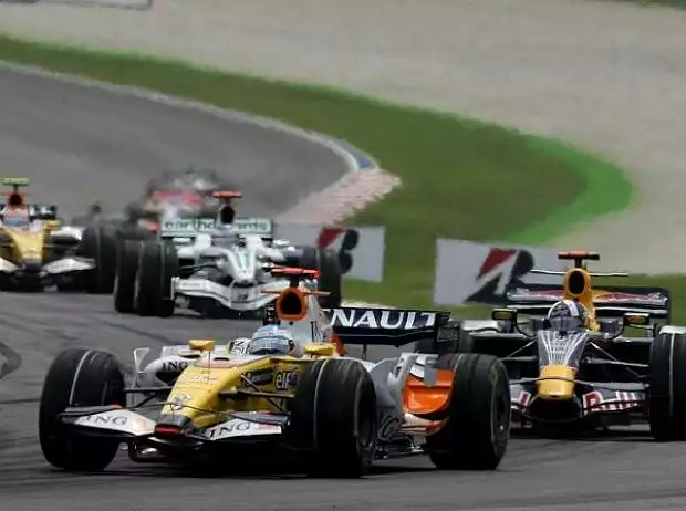 Titel-Bild zur News: Fernando Alonso David Coulthard