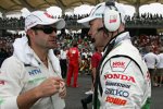 Rubens Barrichello und Jock Clear (Renningenieur) (Honda F1 Team) 