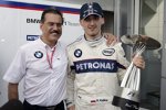 Mario Theissen (BMW Motorsport Direktor) und Robert Kubica (BMW Sauber F1 Team) 