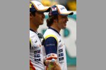 Nelson Piquet Jr. und Fernando Alonso (Renault) 
