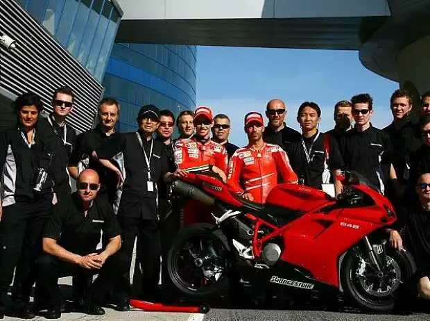 Casey Stoner, Marco Melandri Titel-Bild zur News: Casey Stoner, Marco Melandri