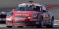 Bild zum Inhalt: Lechner mit Watts im Porsche-Supercup