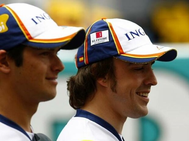 Titel-Bild zur News: Nelson Piquet jr., Fernando Alonso