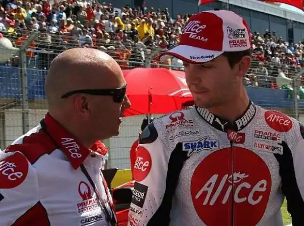 Luis D'Antin und Sylvain Guintoli Titel-Bild zur News: Luis D'Antin und Sylvain Guintoli