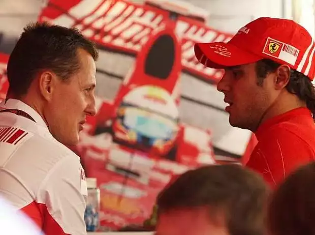 Michael Schumacher mit Felipe Massa Titel-Bild zur News: Michael Schumacher mit Felipe Massa