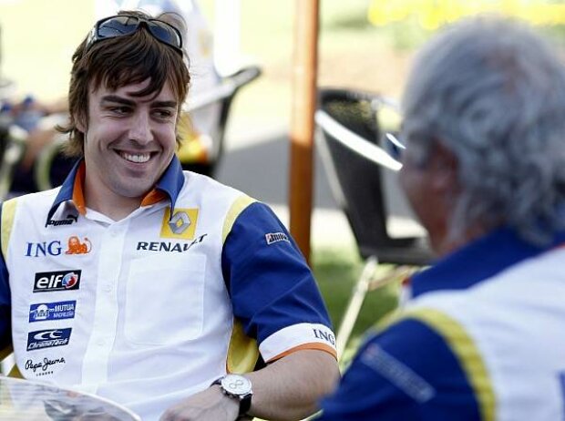 Titel-Bild zur News: Fernando Alonso und Flavio Briatore