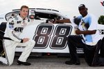 Brad Keselowski (Nationwide) mit Michael Irwin (Ex-Dallas-Cowboys)