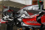 Das Wrack von Lewis Hamilton (McLaren-Mercedes) 