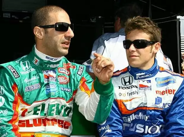 Tony Kanaan Marco Andretti Titel-Bild zur News: Tony Kanaan Marco Andretti