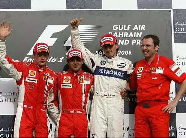 Titel-Bild zur News: Podium in Bahrain 2008