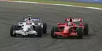 Robert Kubica und Kimi Räikkönen