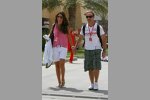 Rubens Barrichello (Honda F1 Team) mit Ehefrau Silvana