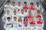 Gruppenbild der DTM-Fahrer