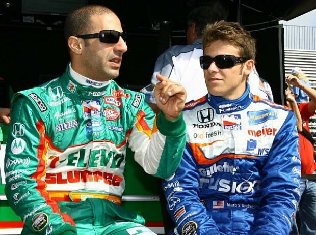 Tony Kanaan Marco Andretti Tony Kanaan Marco Andretti